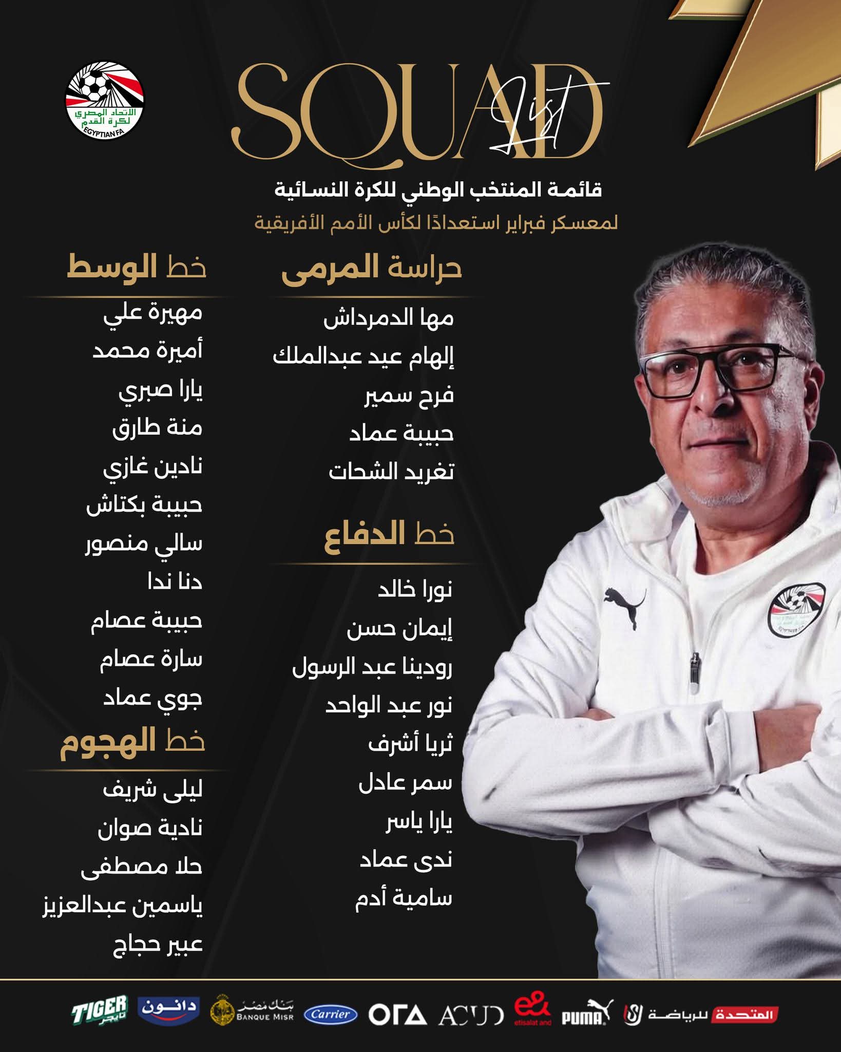 Egypt Unveil Strong Squad as WAFCON 2026 Preparations Intensify