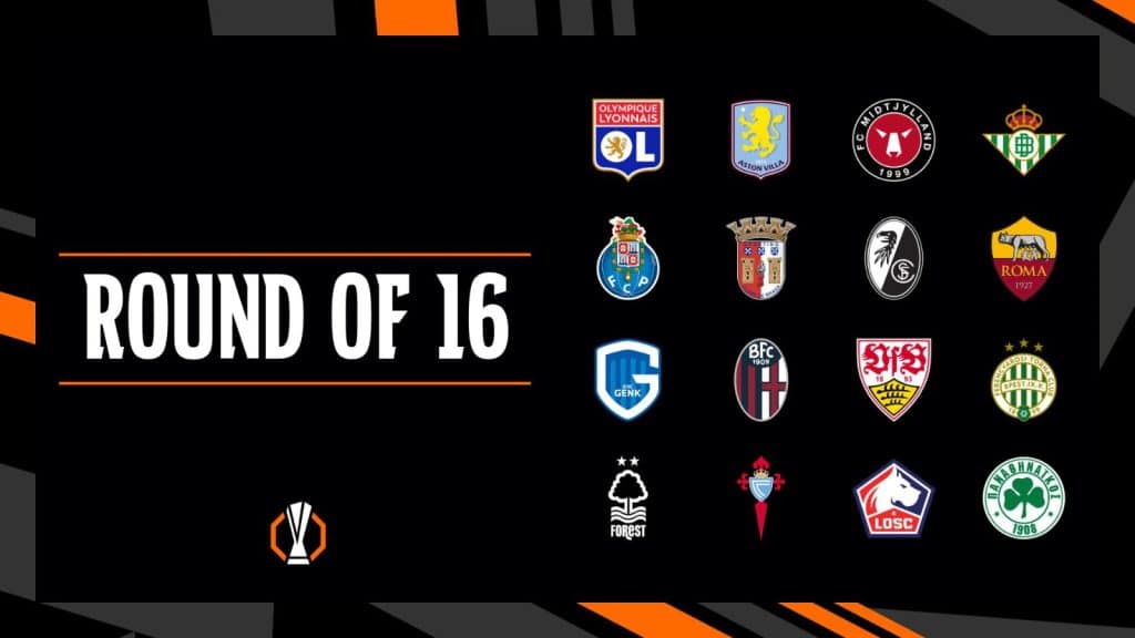 Europa League round of 16 draw sets major clashes
