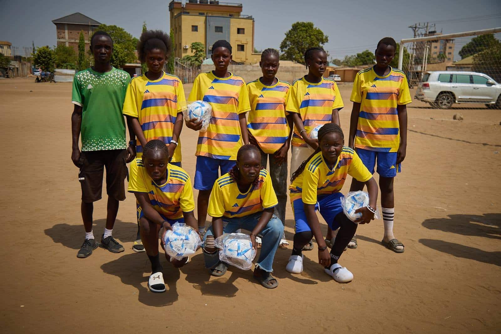 SSFF Launches Historic Ball Distribution to 16 Academies in Juba