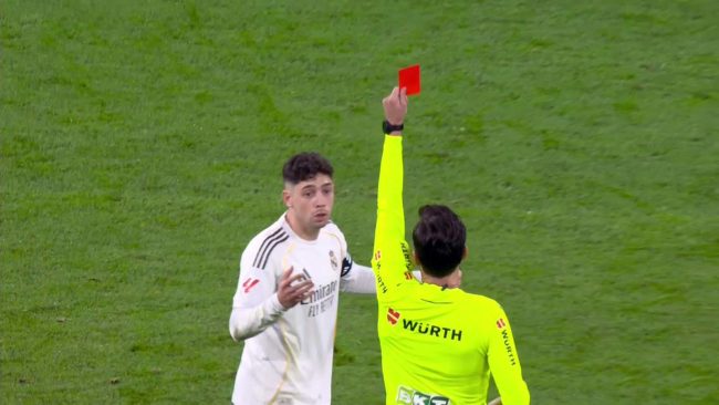 Real Madrid appeal rejected over Valverde sending-off