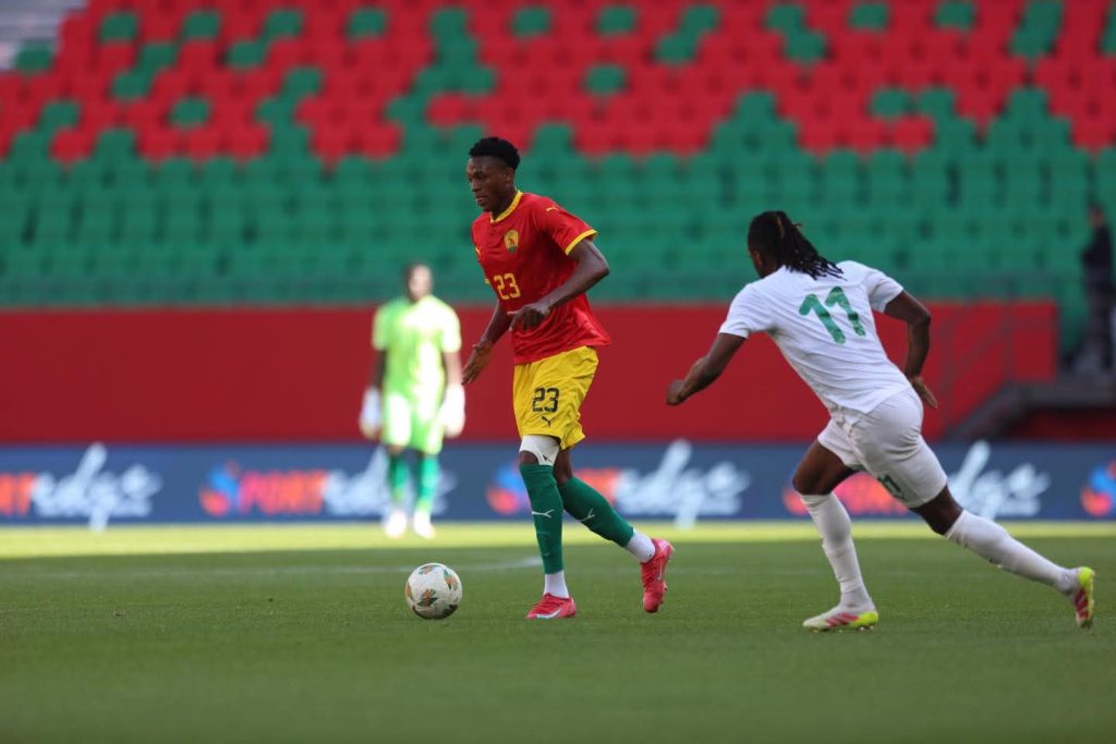 Togo edge Guinea at halftime after strong first half