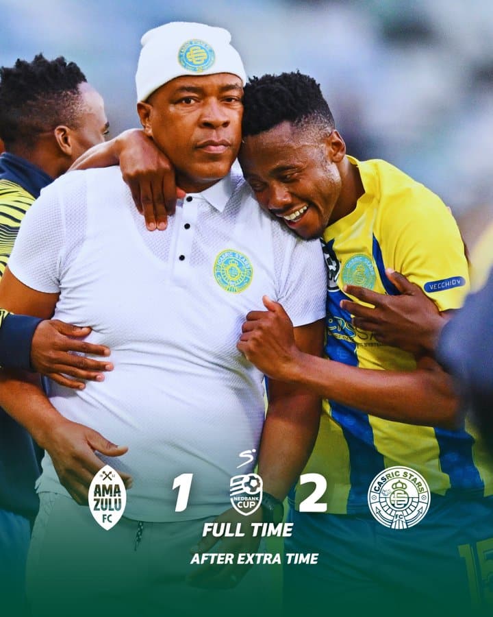 Casric Stars Shock AmaZulu to Reach Nedbank Cup Semi-Finals Casric Stars Shock AmaZulu to Reach Nedbank Cup Semi-Finals
