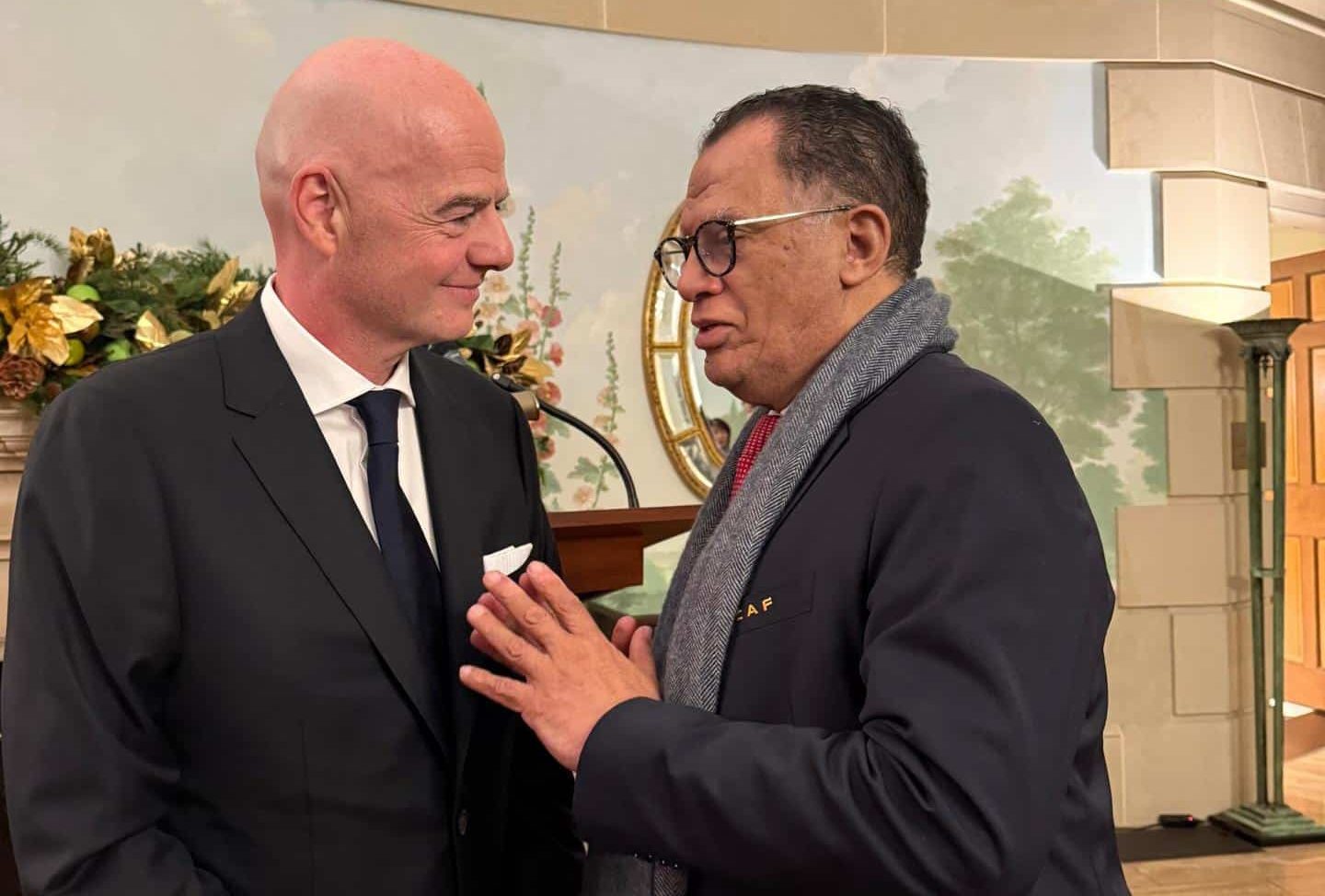 SAFA President congratulates FIFA counterpart Infantino