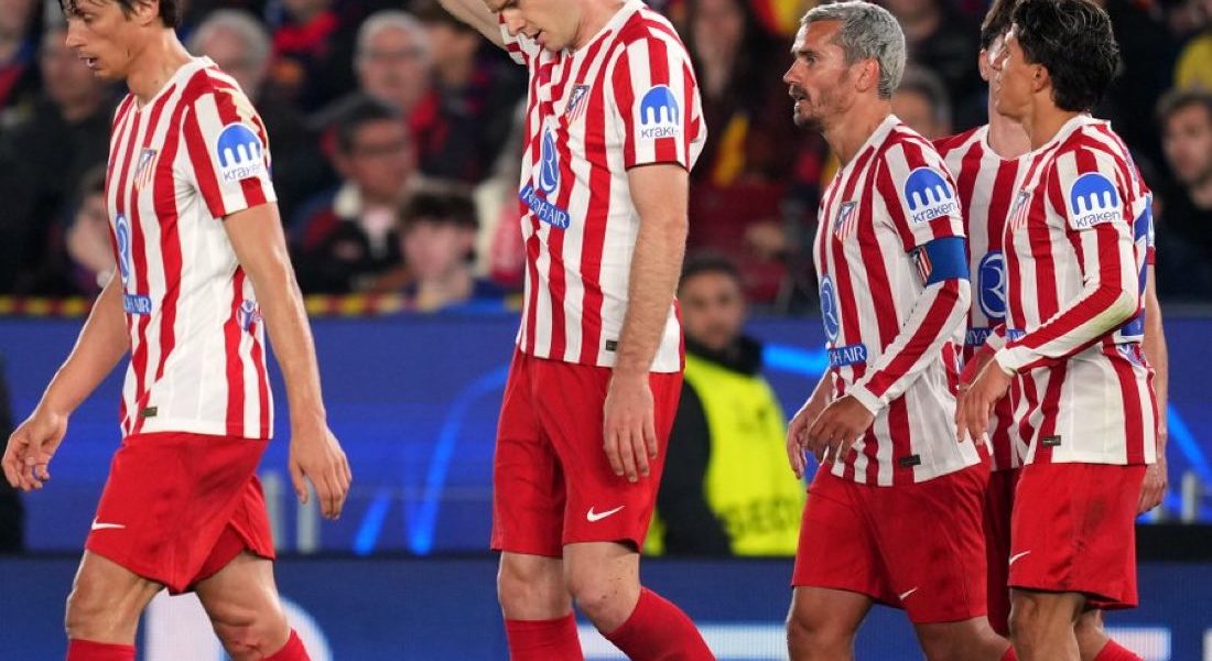 Lookman In Action as Atletico Edge Barcelona in Champions League Clash