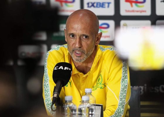 CAFCL: Cardoso Demands Fresh Focus as Sundowns Prepare for Crucial CAF Semi-Final Clash