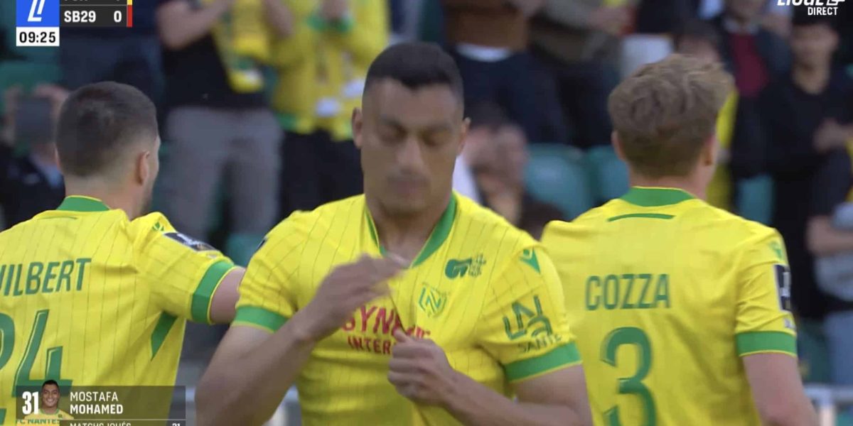 Mostafa Mohamed Strike Earns Nantes Crucial Point in Relegation Fight
