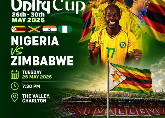 Ticket Sales Begin for Super Eagles Clash with Zimbabwe at 2026 Unity Cup in London