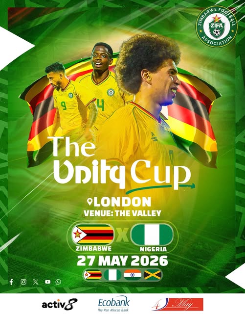 Zimbabwe Warriors to take part in Unity Cup