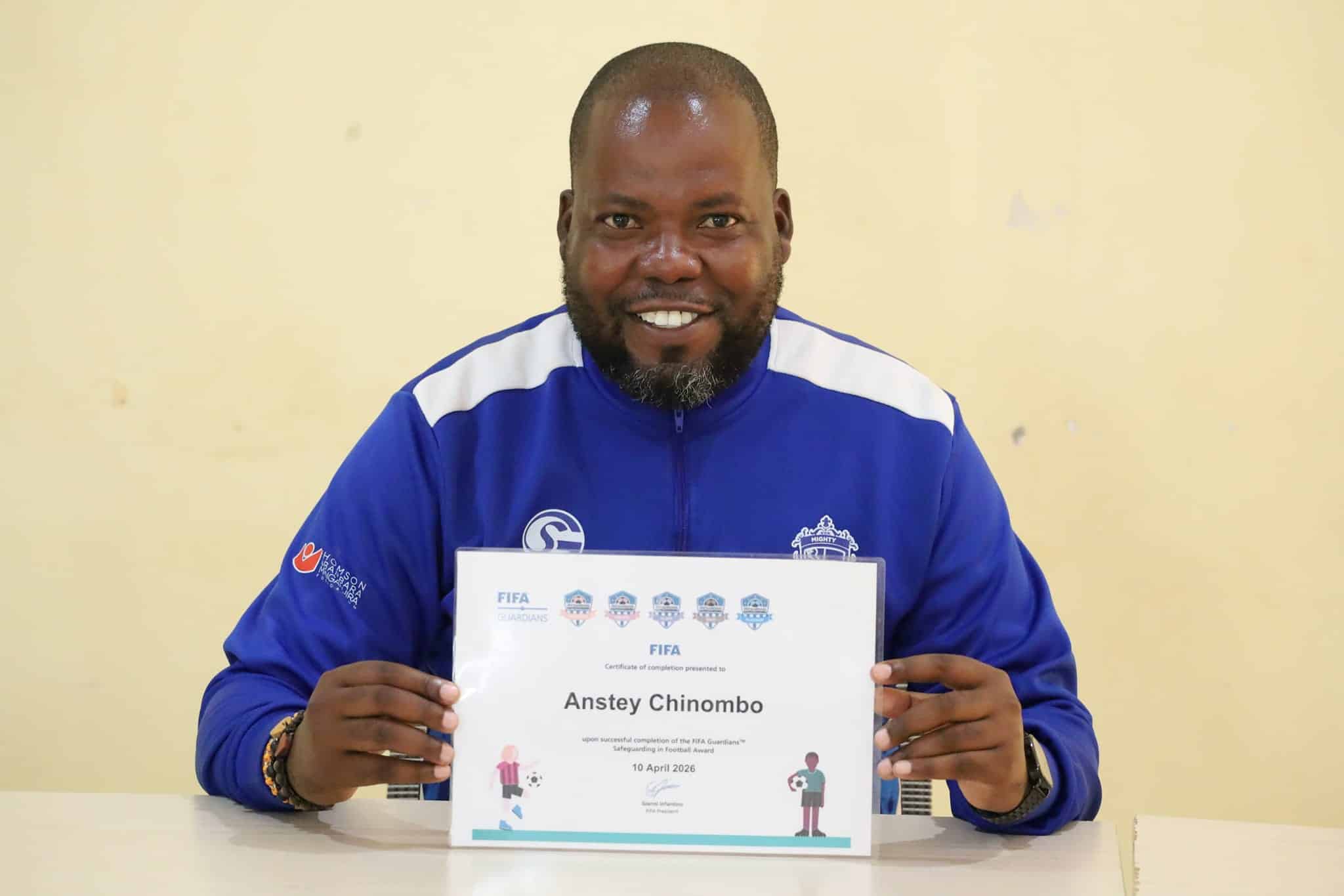 Wanderers Data Analyst Chinombo completea FIFA Diploma