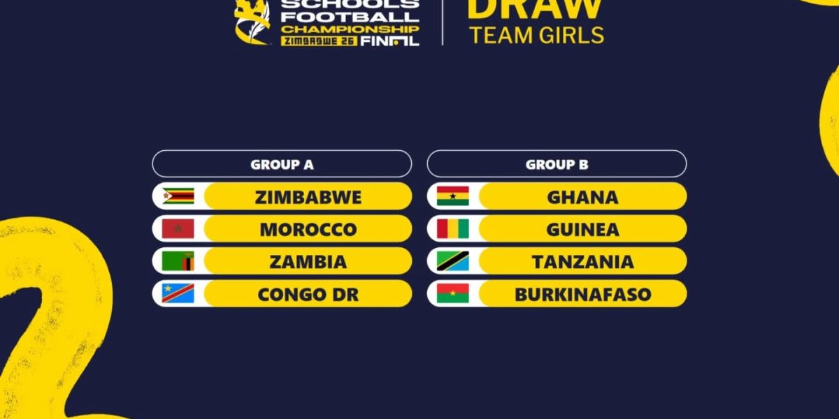 Ghana’s Black Damsels Drawn in Group B for Title Defence at African Schools Championship