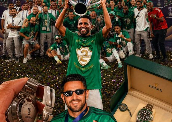 Mahrez Rewards Al-Ahli Teammates with Rolex Gifts After Historic Asian Triumph