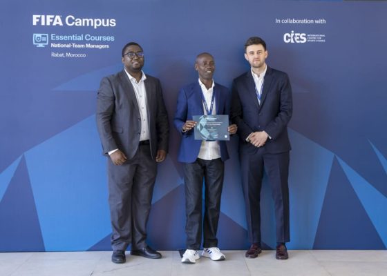 FUFA Officer Paul Mutakabala attends inaugural FIFA–Africa course