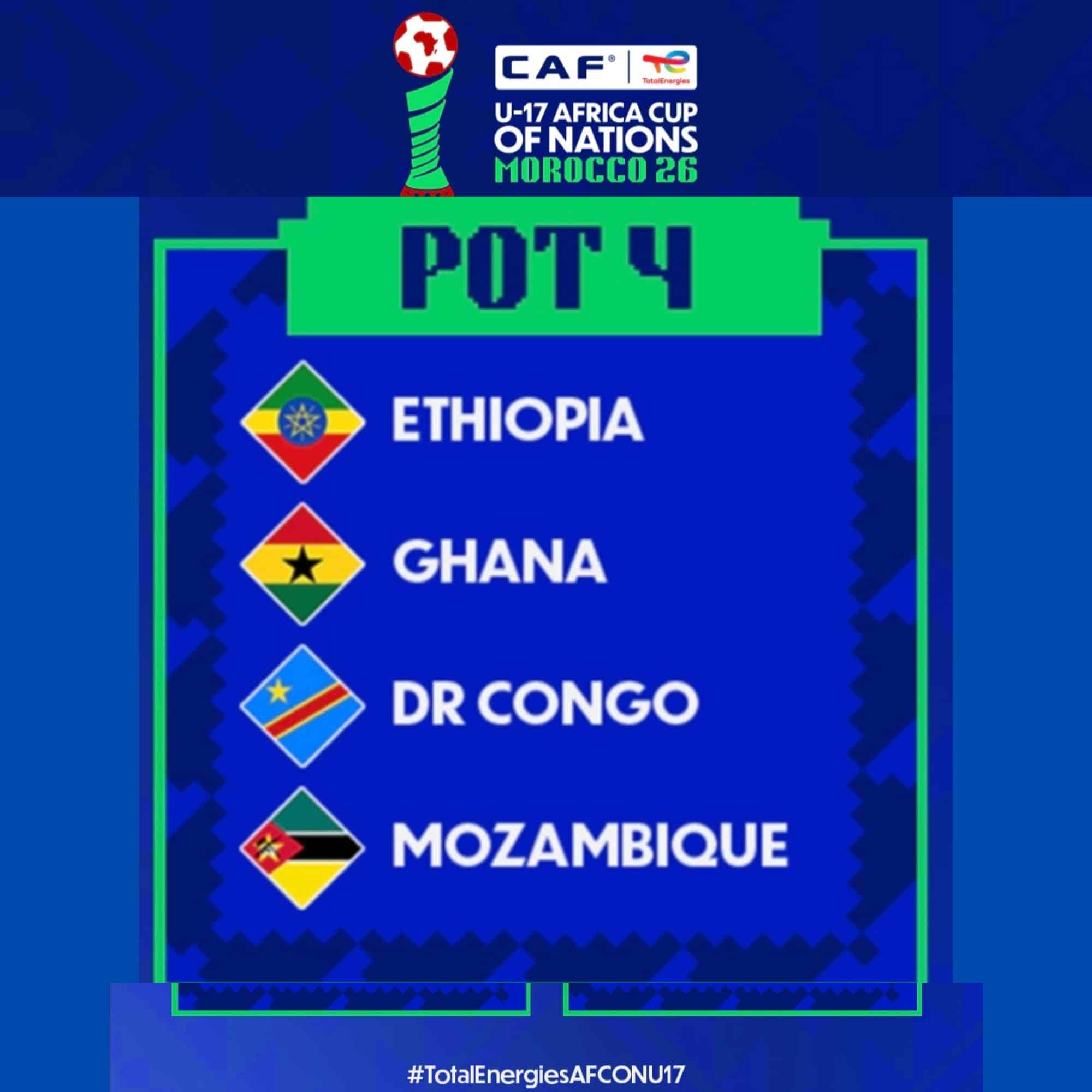 AFCONU-17 : Pot 4 Offers Opportunity and Unpredictability AFCONU-17 : Pot 4 Offers Opportunity and Unpredictability