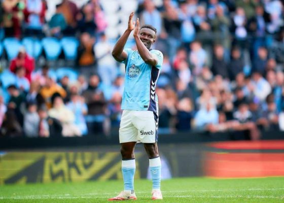 Aidoo Reaches 150 La Liga Appearances for Celta Vigo Despite Defeat