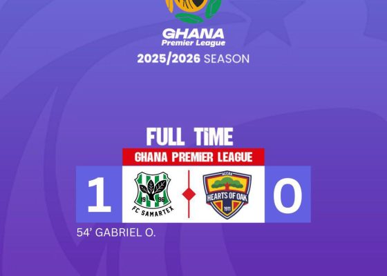 GPL: Samartex Dent Hearts of Oak’s Top Four Push with Narrow Victory