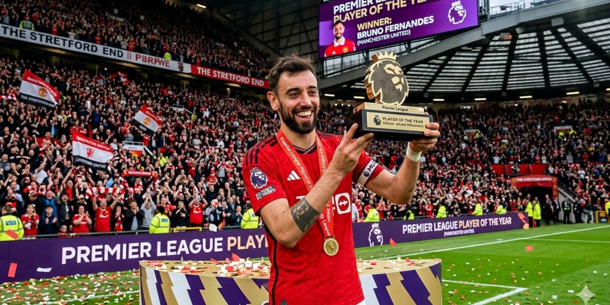 Fernandes Named Premier League Player of the Season After Record-Breaking Campaign