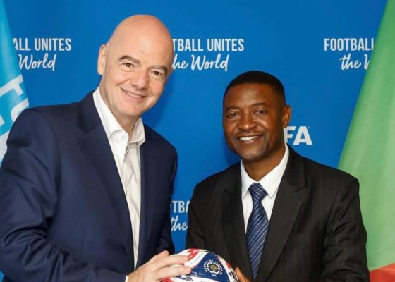 Infantino pens birthday message to Zambia FA boss Mweemba