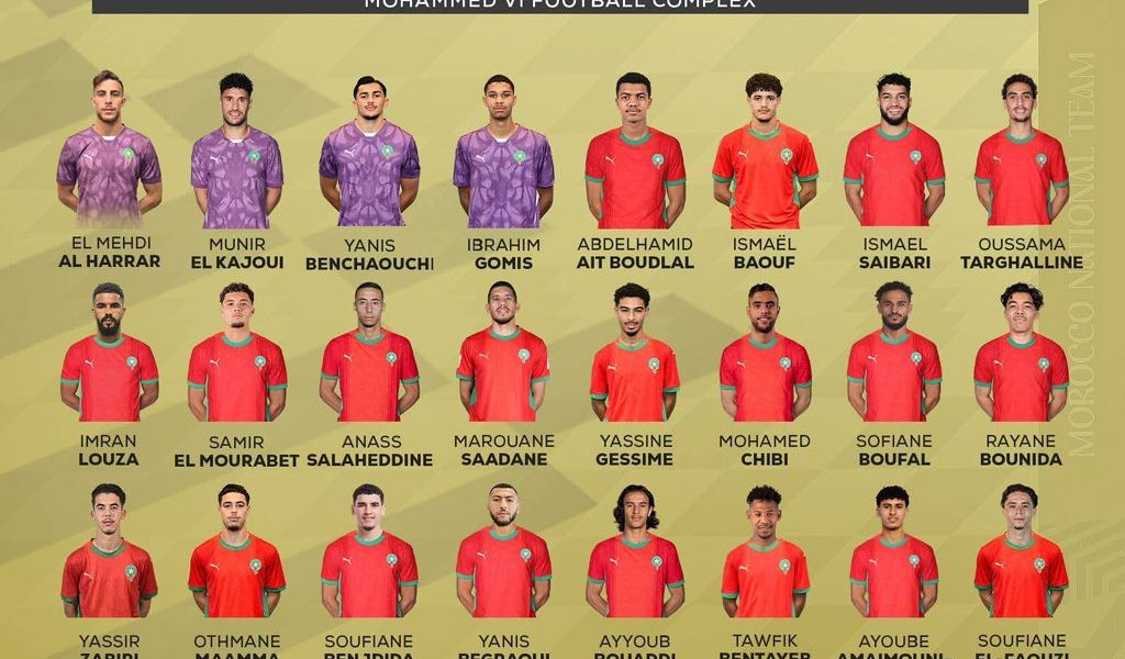 Morocco Announce Squad for Pre-World Cup Training Camp
