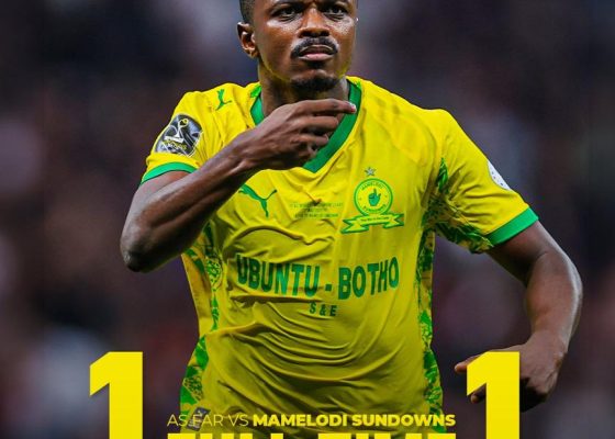 CAFCL: Sundowns Strike Late to Hold FAR Rabat in Final Thriller