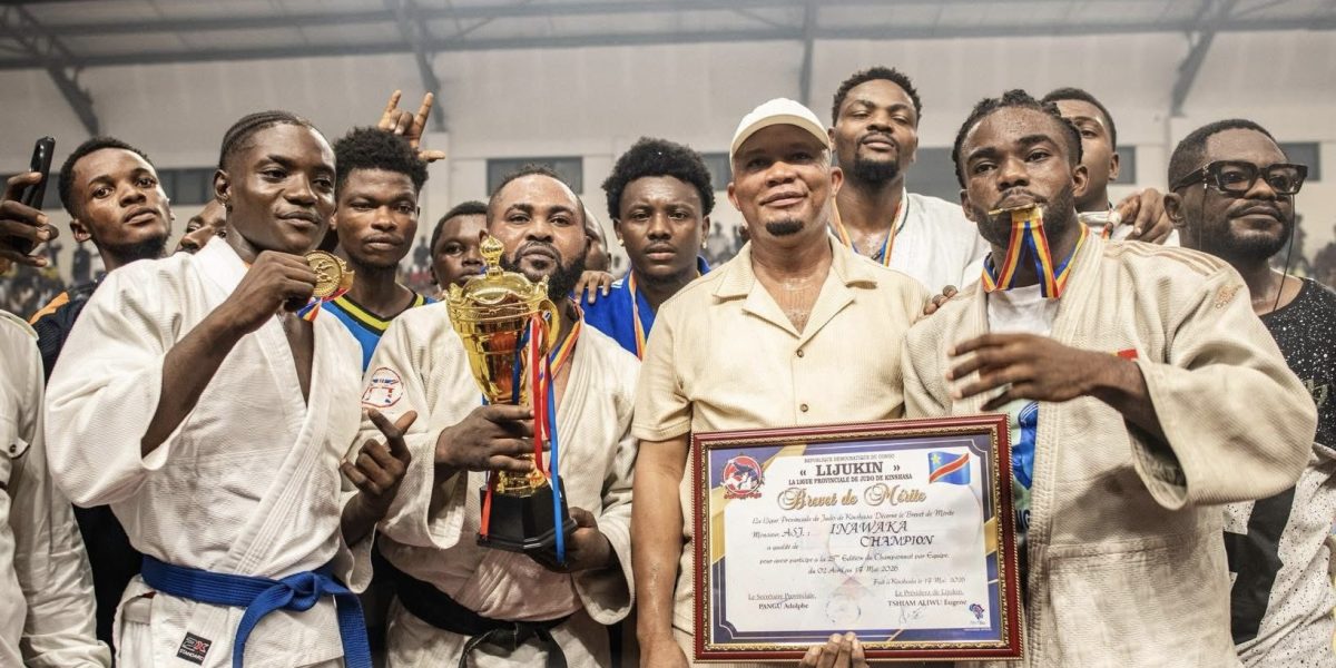 Inawaka Judo Club wins Kinshasa provincial title!