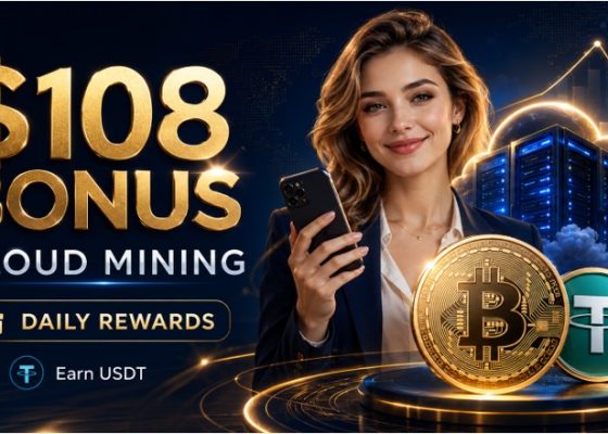 Register now and receive a $108 reward! Digital gold is booming again: cloud mining is the latest trend, allowing you to earn USDT without any investment.