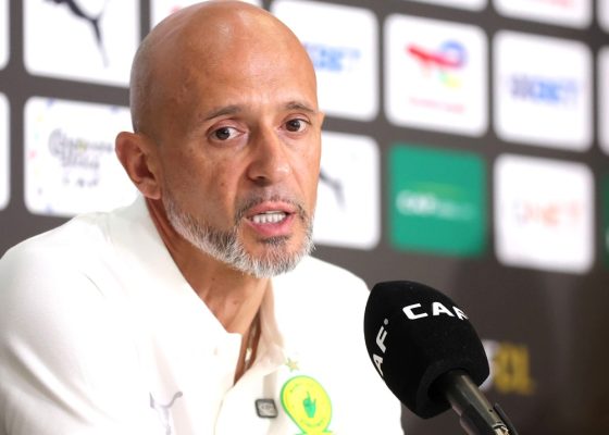 CAFCL: Cardoso Warns Sundowns Against Complacency After First-Leg Win Over FAR Rabat