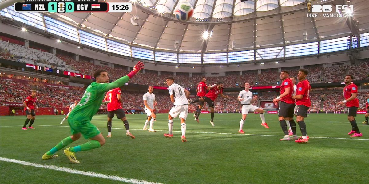 2026 FIFA World Cup: New Zealand leads Egypt at halftime