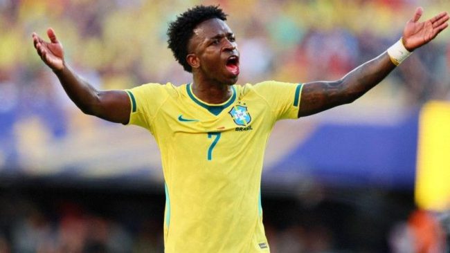 2026 FIFA World Cup: Vinicius gives Brazil the lead at half-time
