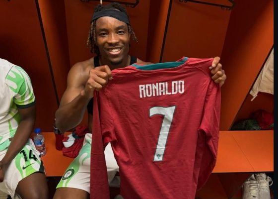 Bruno Onyemaechi: “It Was a Dream Come True” After Receiving Cristiano Ronaldo’s Jersey