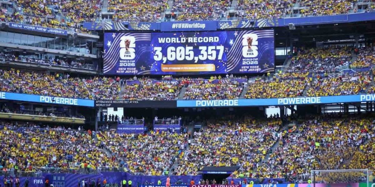 2026 FIFA World Cup Breaks All-Time Attendance Record Before Knockout Stage Ends
