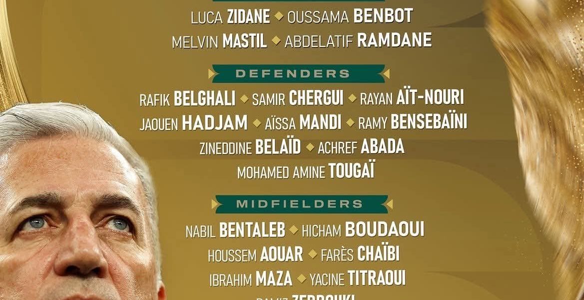 Mahrez Returns, Maza Gets Maiden Call as Algeria Unveil 2026 World Cup Squad
