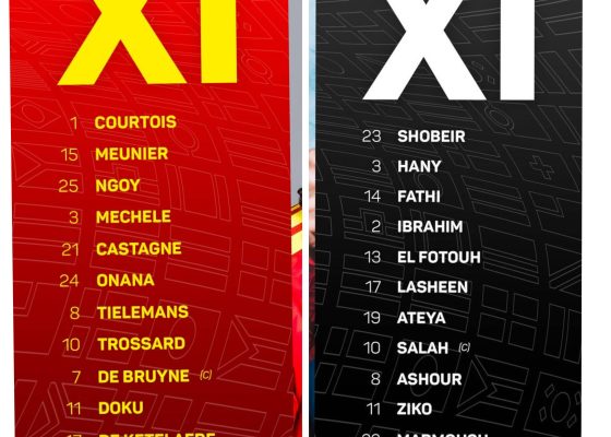 2026 FIFA WORLD CUP: Belgium and Egypt confirmed Starting XIs Ahead of Clash