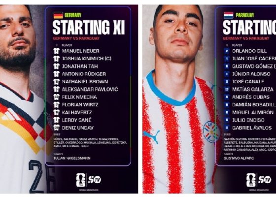 2026 FIFA World Cup: Germany vs Paraguay  Confirmed Starting Line-ups