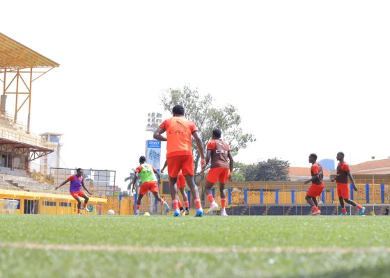 Uganda Cranes train at MTN Omondi Stadium ahead of Zanzibar centenary match