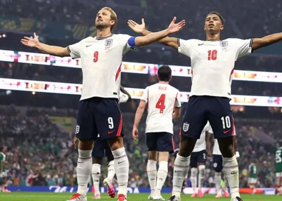2026 FIFA World Cup: Bellingham fires England ahead at halftime against Mexico