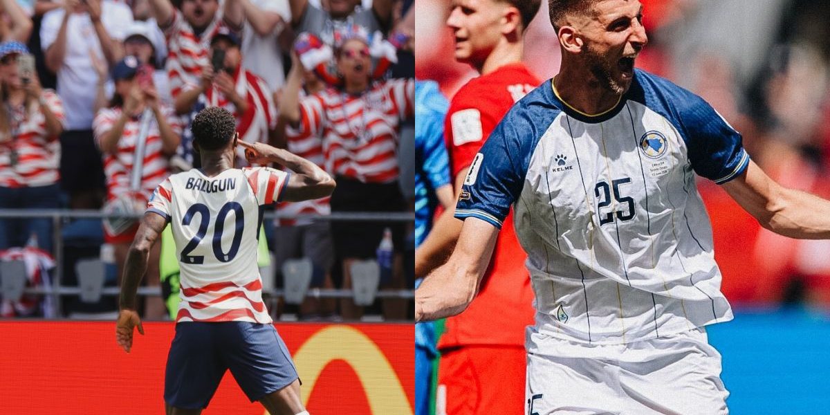 2026 FIFA World Cup : USA vs Bosnia and Herzegovina lineups