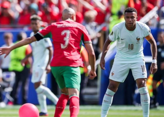 2026 FIFA World Cup: France and Morocco go into halftime level