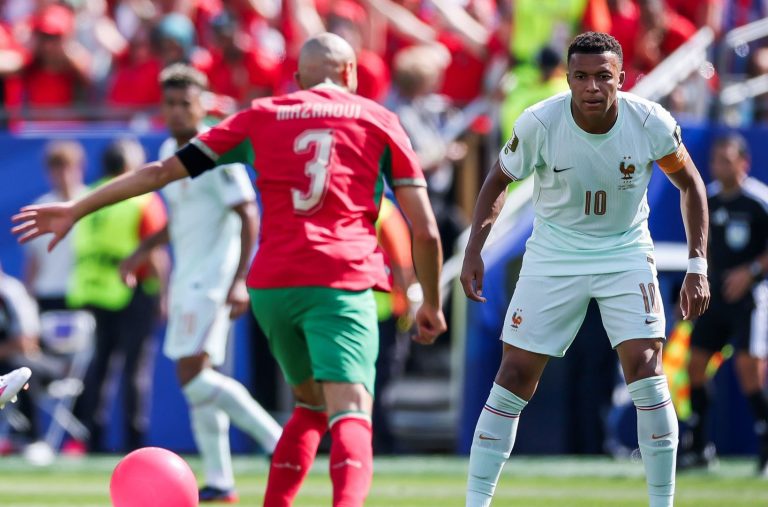 2026 FIFA World Cup: France and Morocco go into halftime level