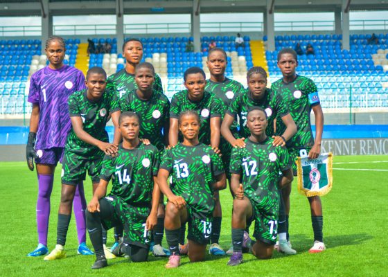 Nigeria U-17 Women Defeat Benin 5-3 to Qualify for 2026 FIFA U-17 Women’s World Cup