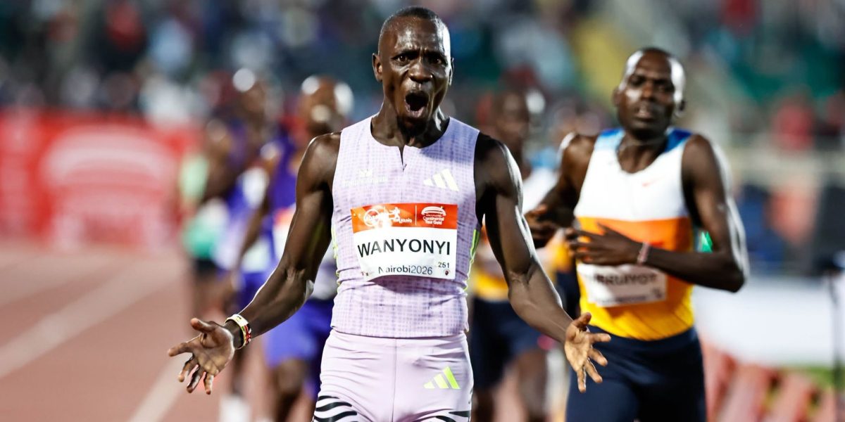 Emmanuel Wanyonyi breaks world 1000m record in Monaco