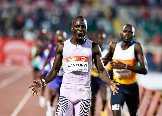 Emmanuel Wanyonyi breaks world 1000m record in Monaco