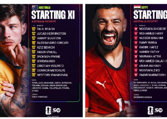 2026 FIFA World Cup : Egypt Vs Australia Confirmed Line Up