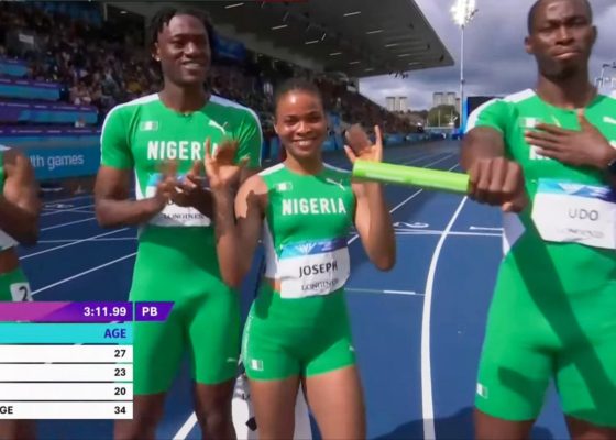 Commonwealth Games 2026: Nigeria Set New Games Record in Mixed 4x400m
