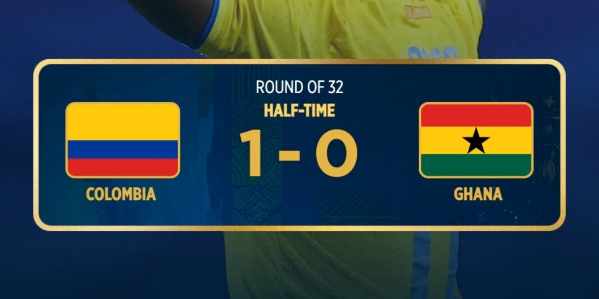 2026 FIFA WORLD CUP: Arias Strike Gives Colombia First-Half Edge as Injuries Disrupt Round of 32 Clash