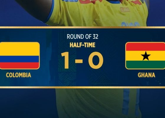 2026 FIFA WORLD CUP: Arias Strike Gives Colombia First-Half Edge as Injuries Disrupt Round of 32 Clash