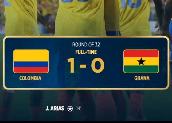 2026 FIFA WORLD CUP: Colombia Hold Firm to Eliminate Ghana and Reach World Cup Round of 16