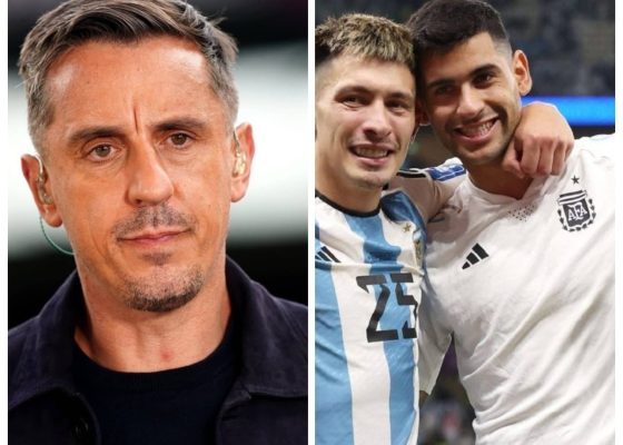 2026 FIFA WORLD CUP: Neville Predicts England Goals, Questions Argentina’s Centre-Back Pair