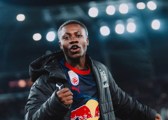 Club Brugge Push to Sign Ghanaian Forward Edmund Baidoo from RB Salzburg