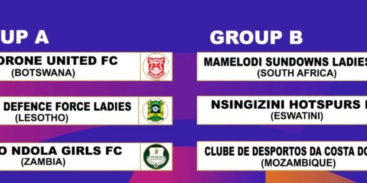 Lesotho Women champions LDF drawn in Group A for COSAFA Qualifiers