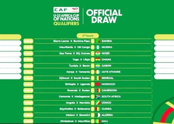 AFCON U-23: Zambia await winner of Sierra Leone and Burkina Faso tussle